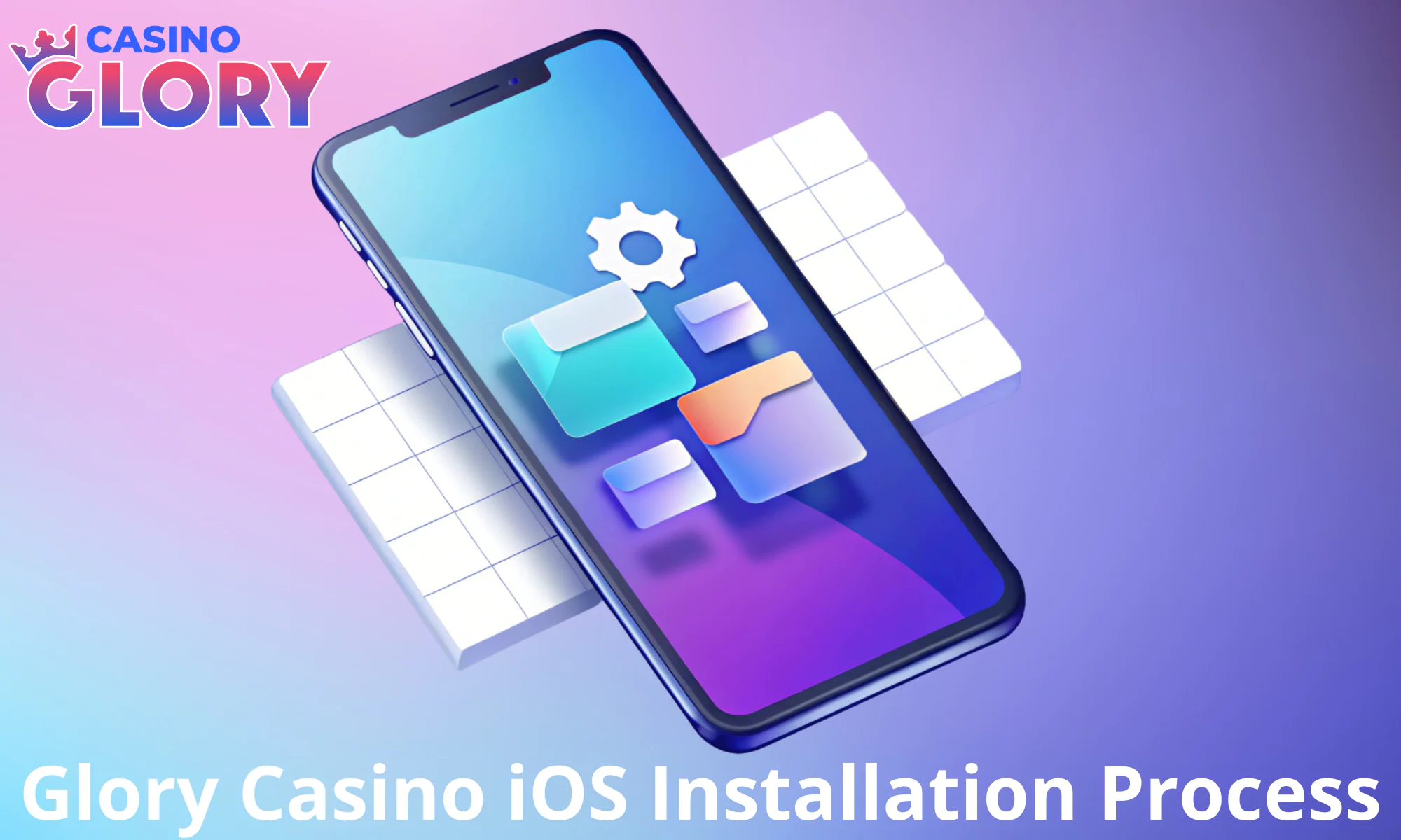 A visual guide to the installation process of Glory Casino on iOS