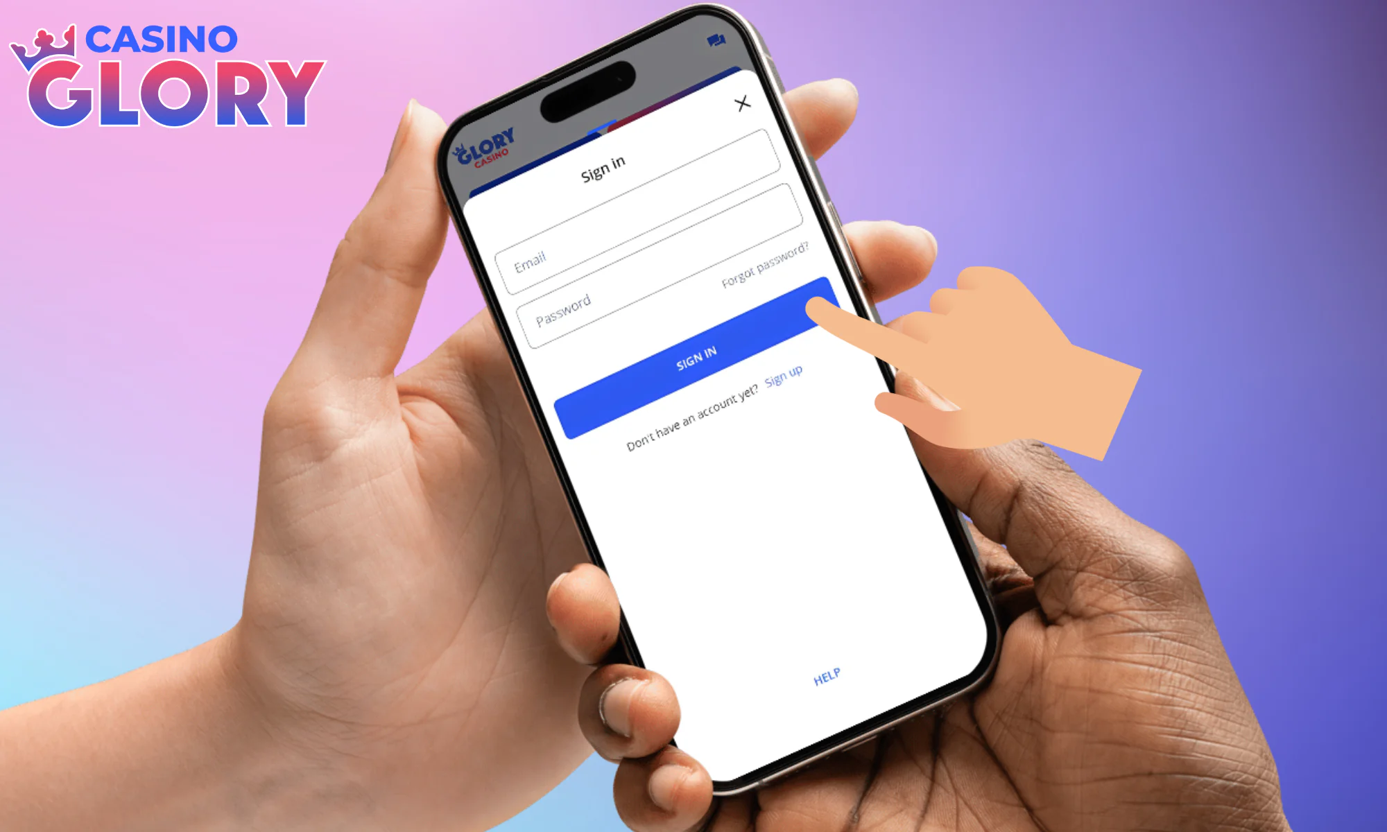 Quickly register your account