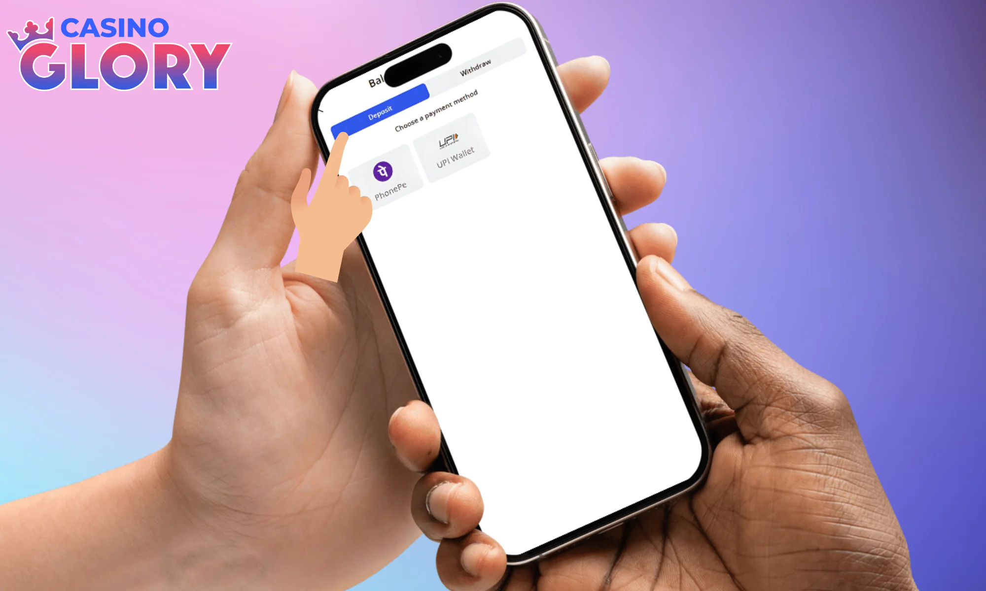 Make an instant deposit